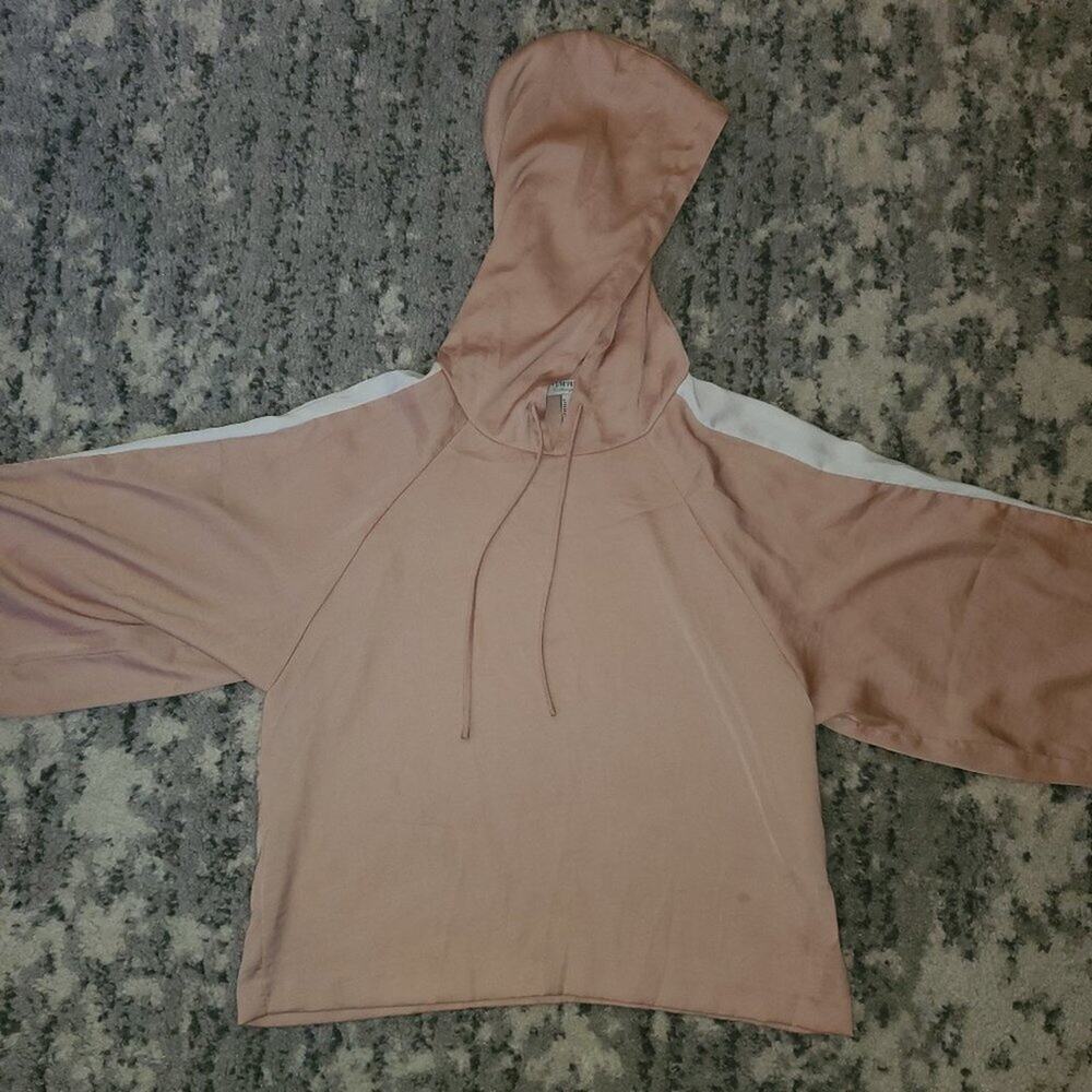 Forever 21 Contemporary Silk Hoodie || Small